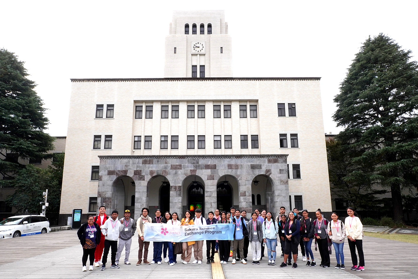 Delegation from Sakura Science High School Program